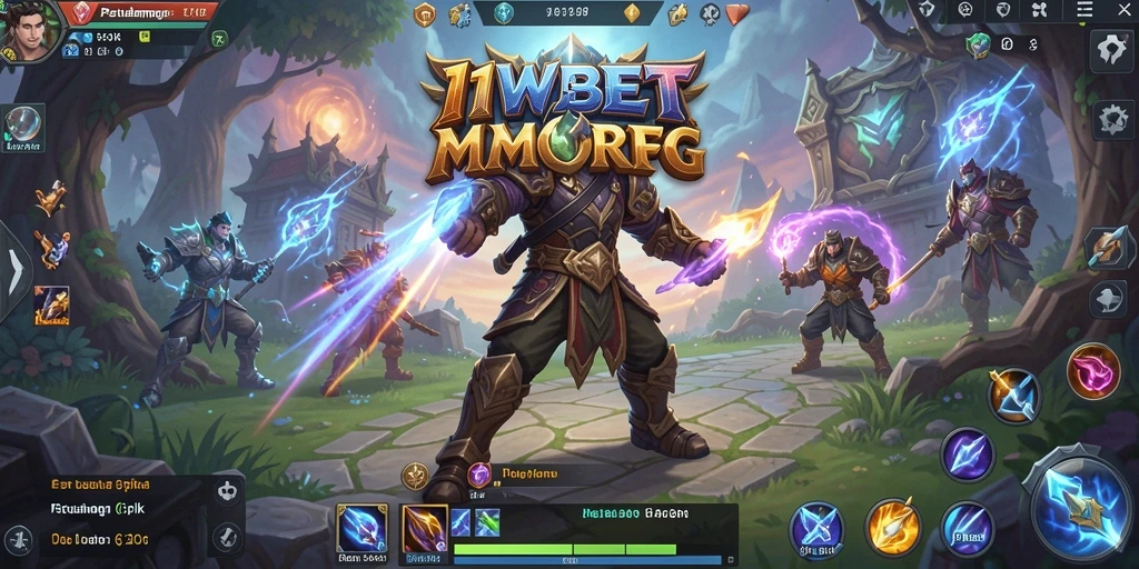 Tampilan gameplay seru dalam dunia fantasi 11WBET.