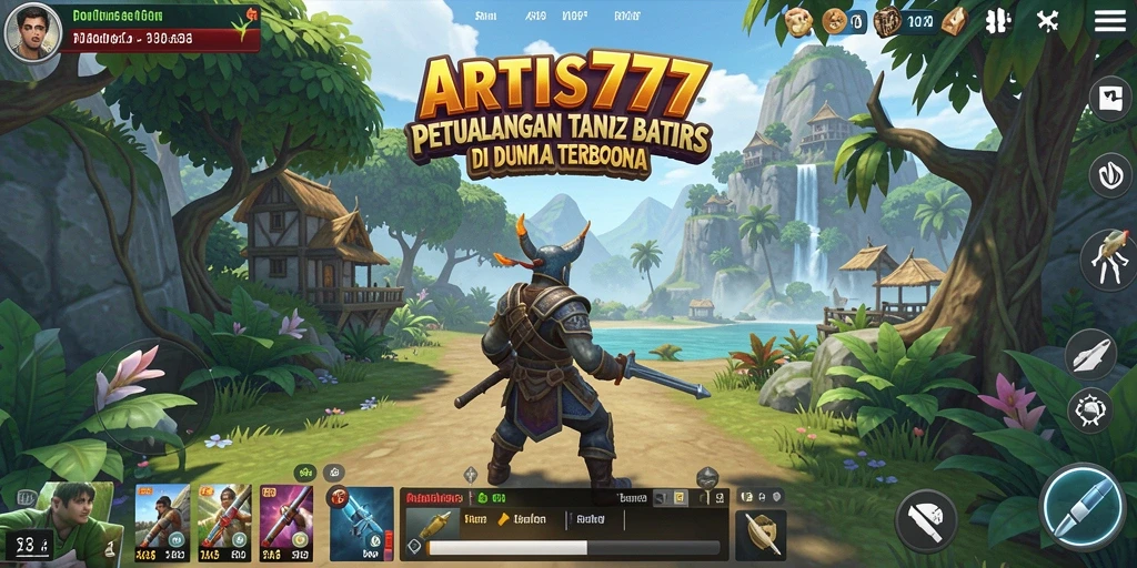 Screenshot utama ARTIS777 yang menampilkan gameplay Open World yang memukau.