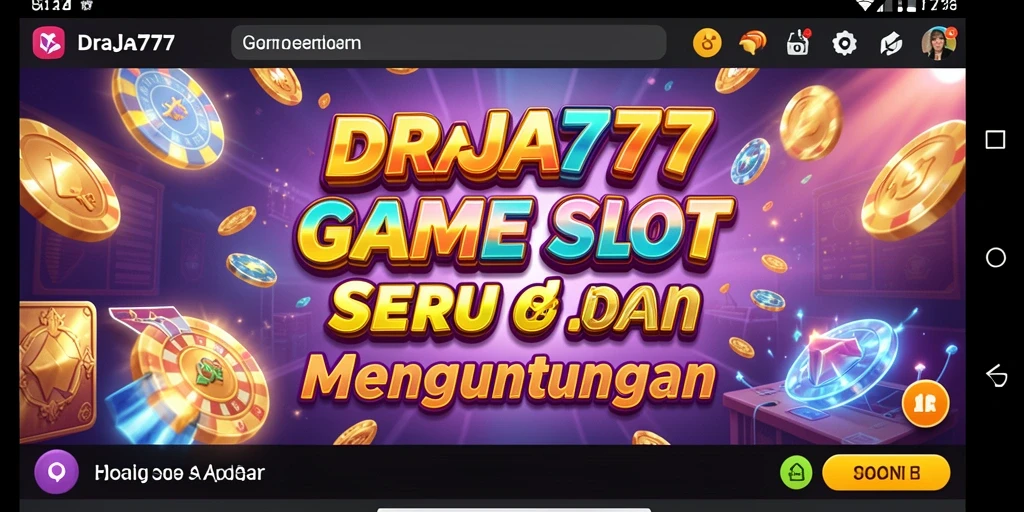 Screenshot menampilkan gameplay DRAJA777 dengan grafik slot yang menawan.