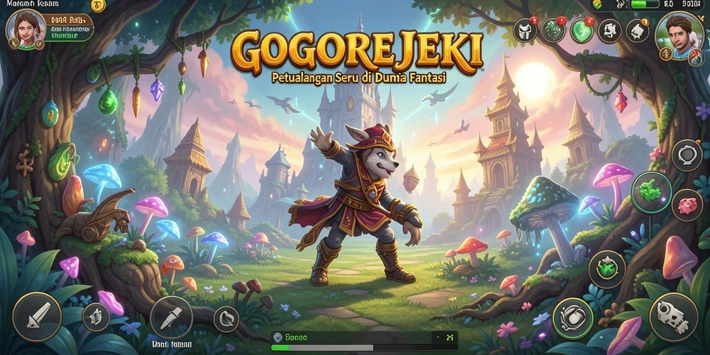 Tampilan gameplay seru GOGOREJEKI yang memikat.