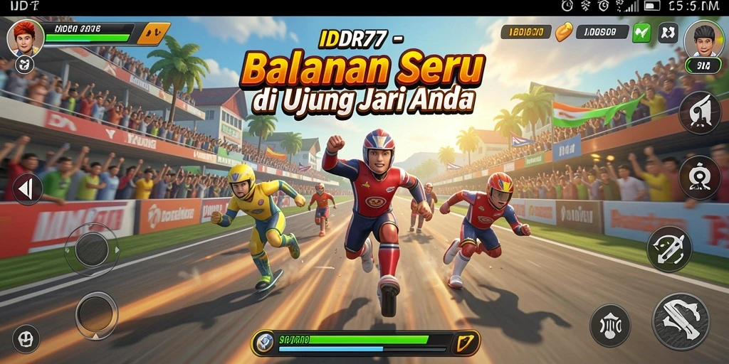 Gameplay balap mendebarkan dalam IDR77 yang penuh aksi.
