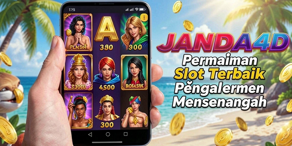 Tampilan gameplay menarik di JANDA4D dengan berbagai tema Slot.
