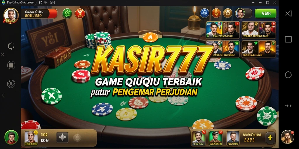 Tampilan gameplay seru KASIR777 dalam permainan QiuQiu.