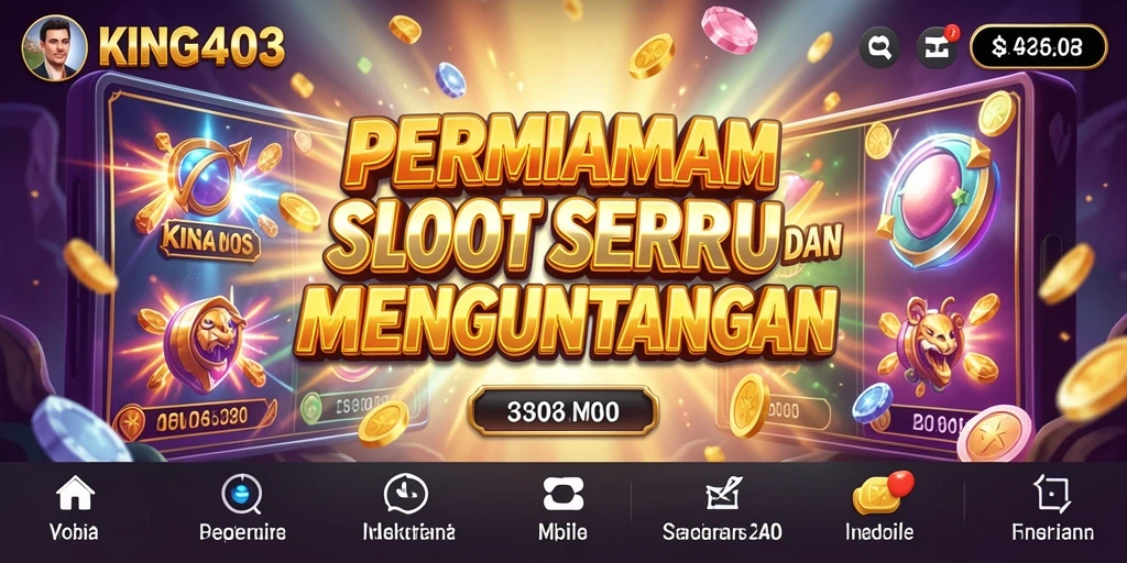Tampilan gameplay menarik dari KING403 yang memikat para pemain slot.