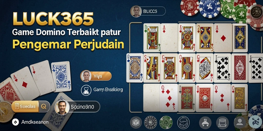 Screenshot gameplay LUCK365 menampilkan permainan Domino yang seru.