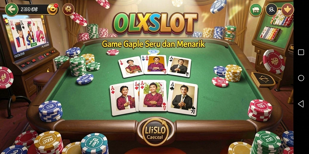 Tampilan gameplay Gaple yang menarik di OLXSLOT.