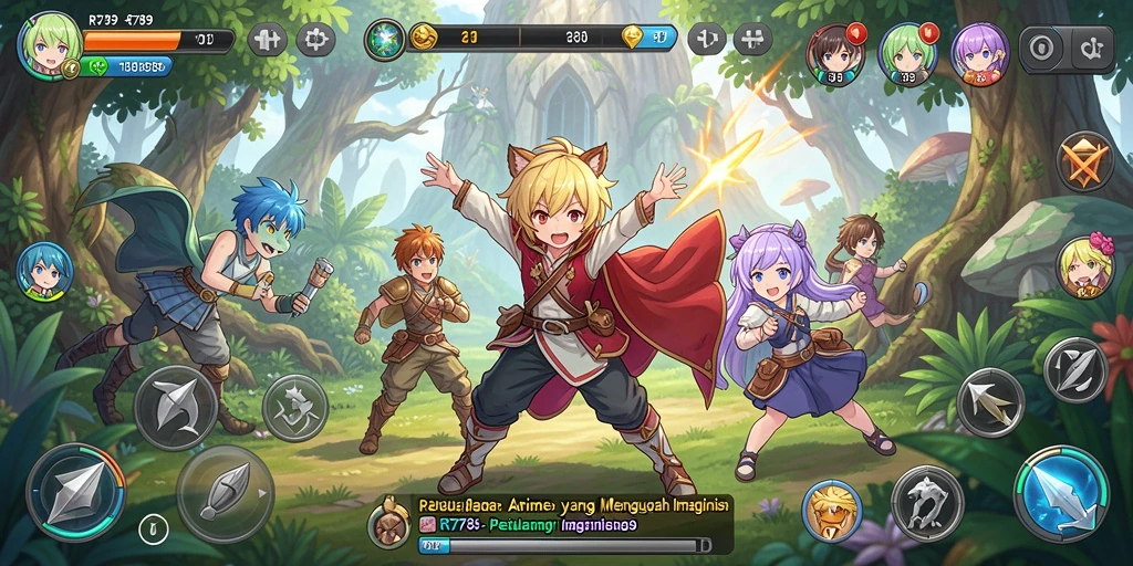 Tampilan screenshot gameplay RR789 yang penuh warna dan dinamis.
