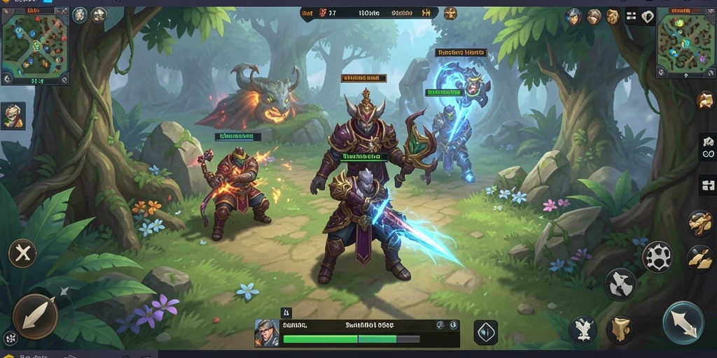 Screenshot menampilkan gameplay seru dalam game MMORPG SL72.