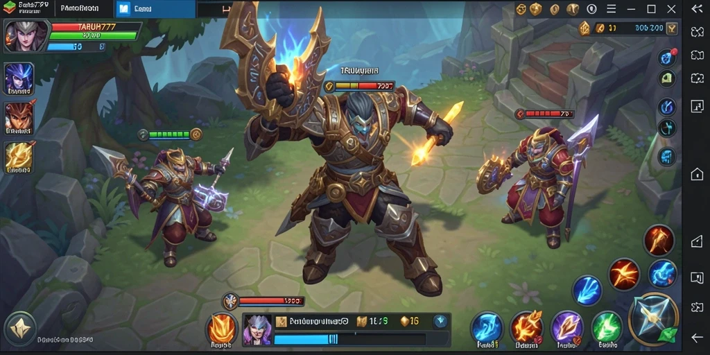 Gameplay TARUH777 yang menarik dengan pertempuran yang dinamis.