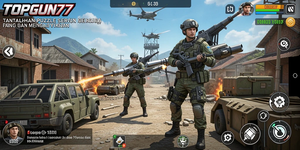 Gameplay menantang dari TOPGUN77 yang penuh warna dan menarik.